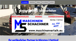 Desktop Screenshot of maschinenverleih.eu