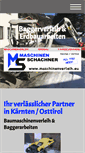 Mobile Screenshot of maschinenverleih.eu